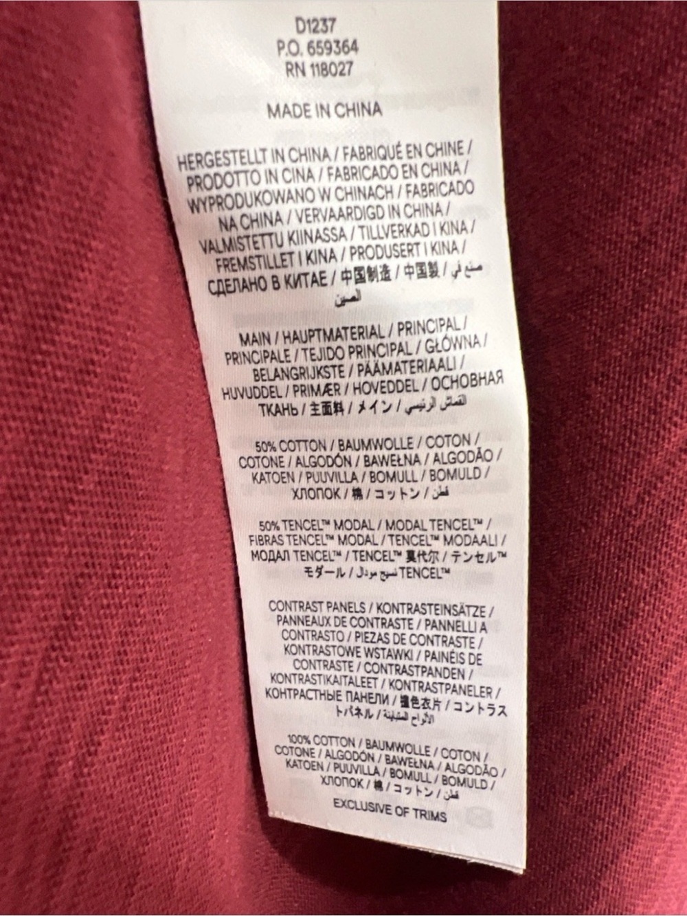 Boden Eden Broderie Jersey Dress—Burgundy Eyelet Detail Midi with Belt, NWOT - Picture 10 of 10